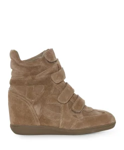 Isa dames enkellaarzen beige