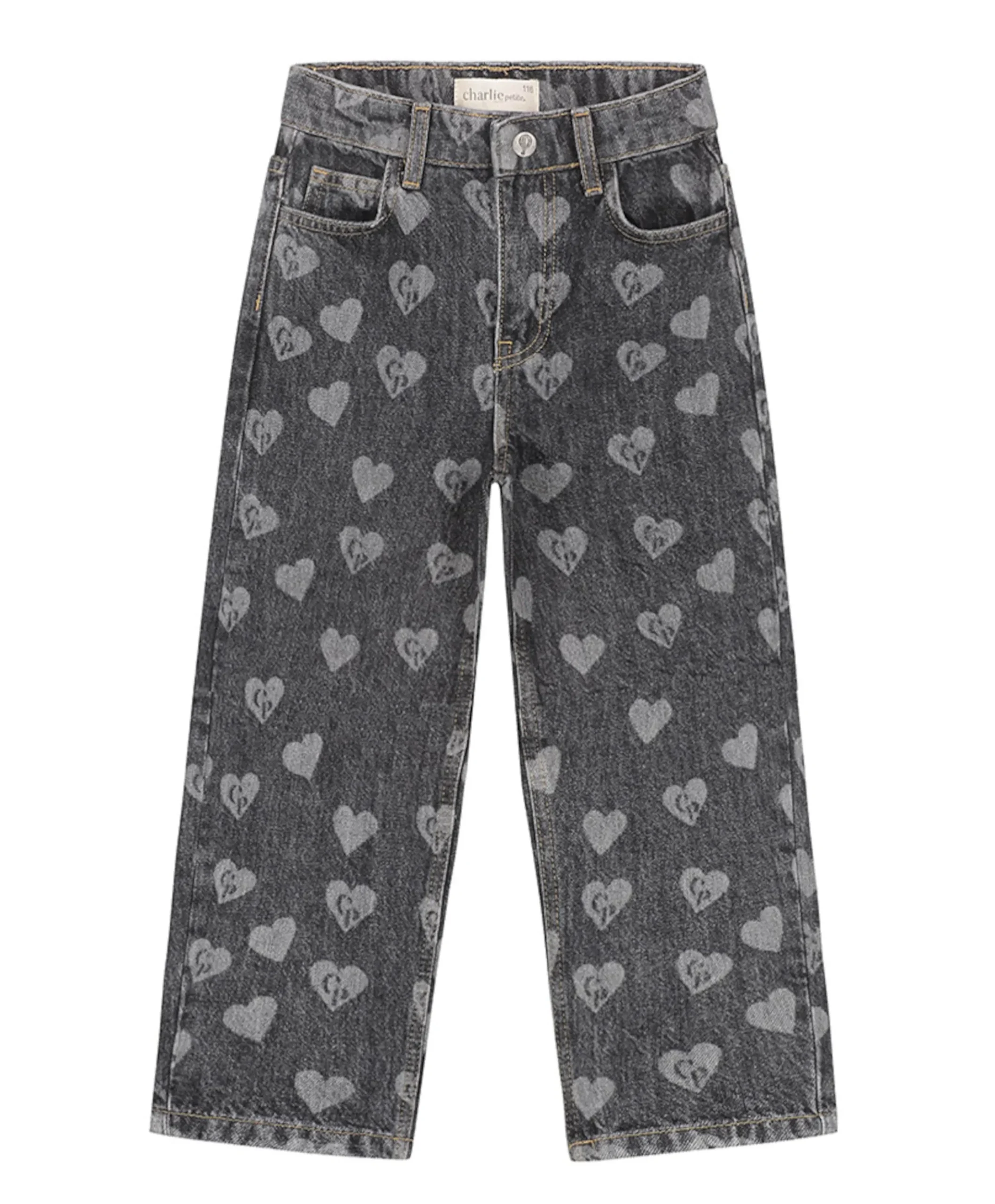 Isae Jeans meisjes jeans grijs