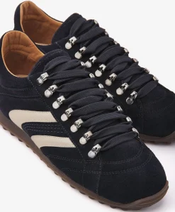 Jack Nathan heren sneakers blauw