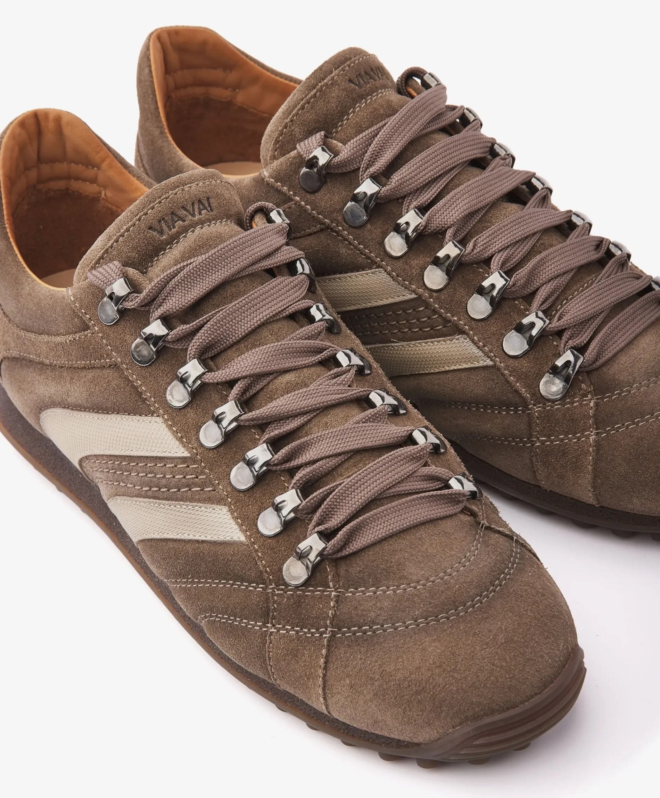 Jack Nathan heren sneakers bruin