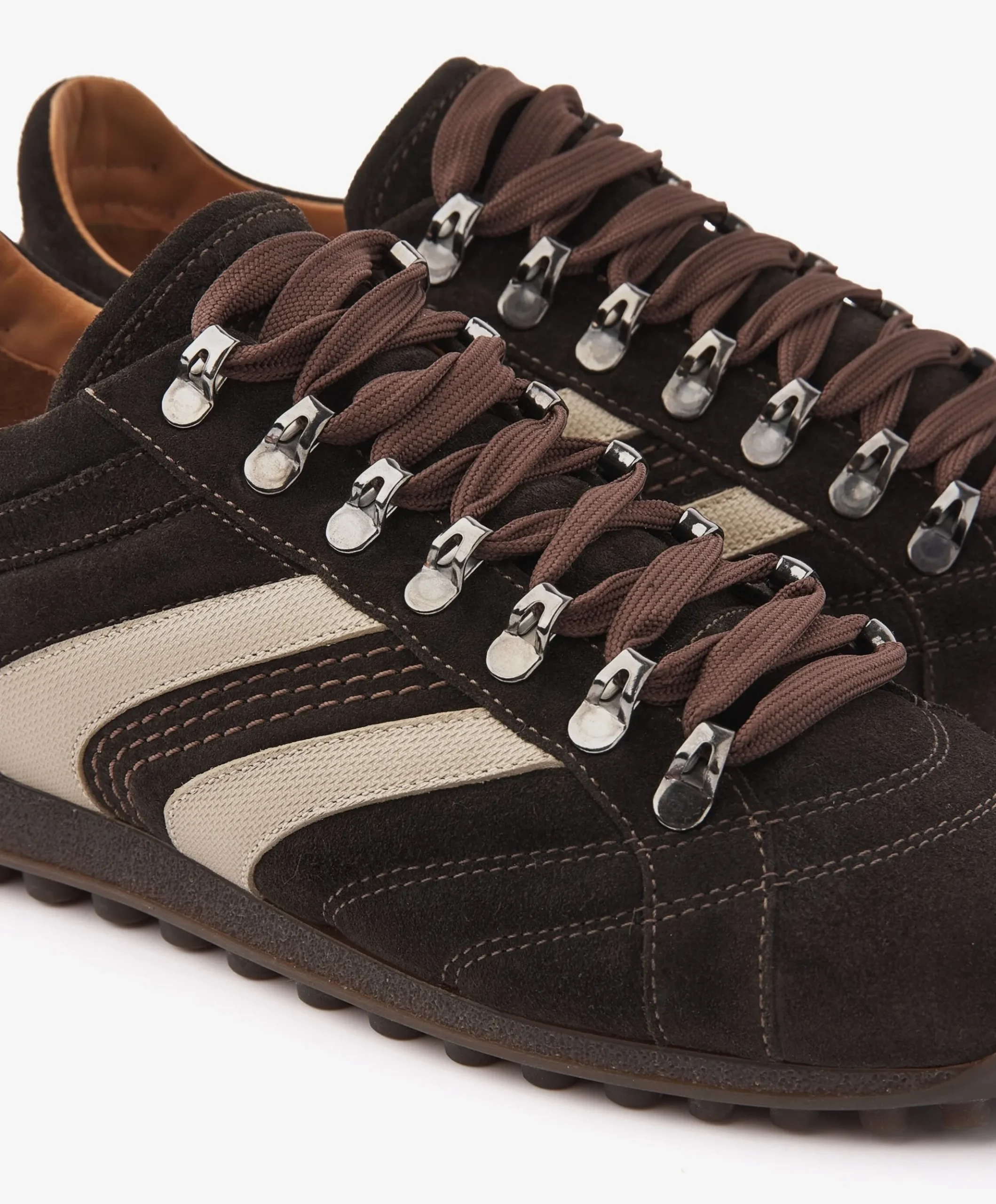 Jack Nathan heren sneakers bruin