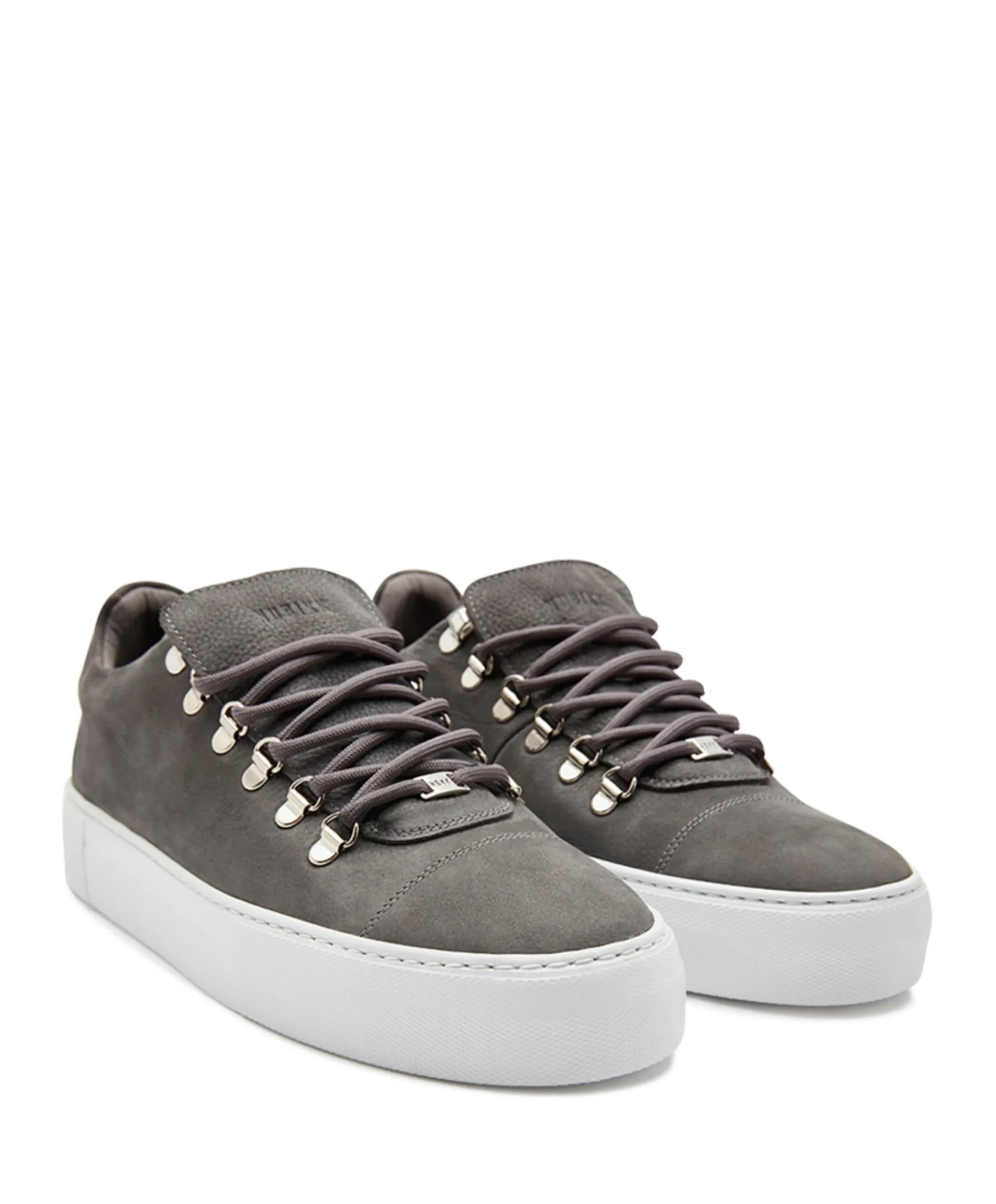 Jagger Classic Nubuck heren sneakers grijs