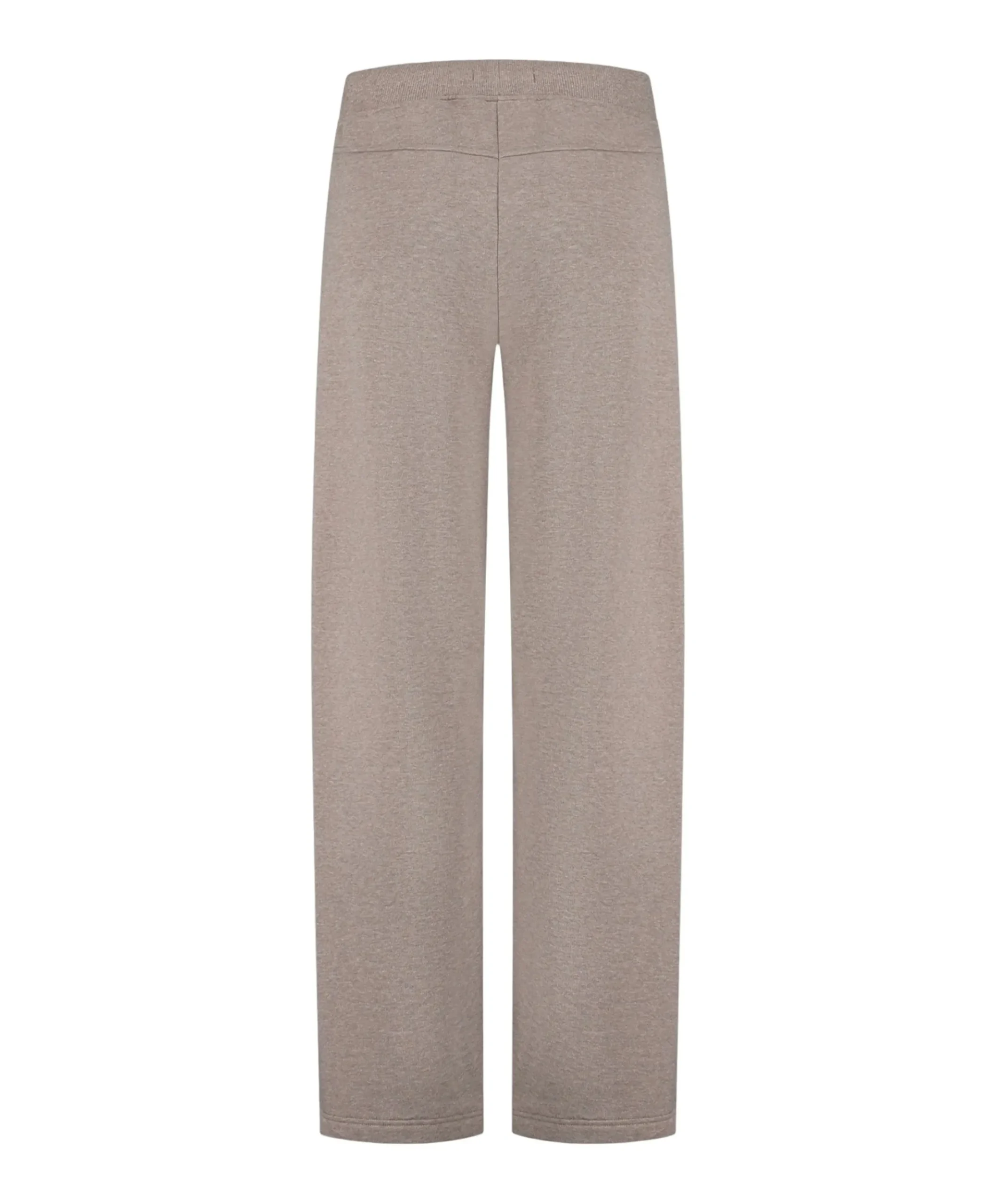 Jayden Wide Leg Jogger dames trainingsbroek bruin