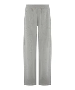 Jayden Wide Leg Jogger dames trainingsbroek grijs