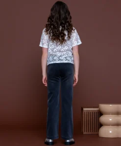 Jeans jogg meisjes jeans grijs