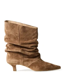 JENNA-2 dames enkellaarzen bruin
