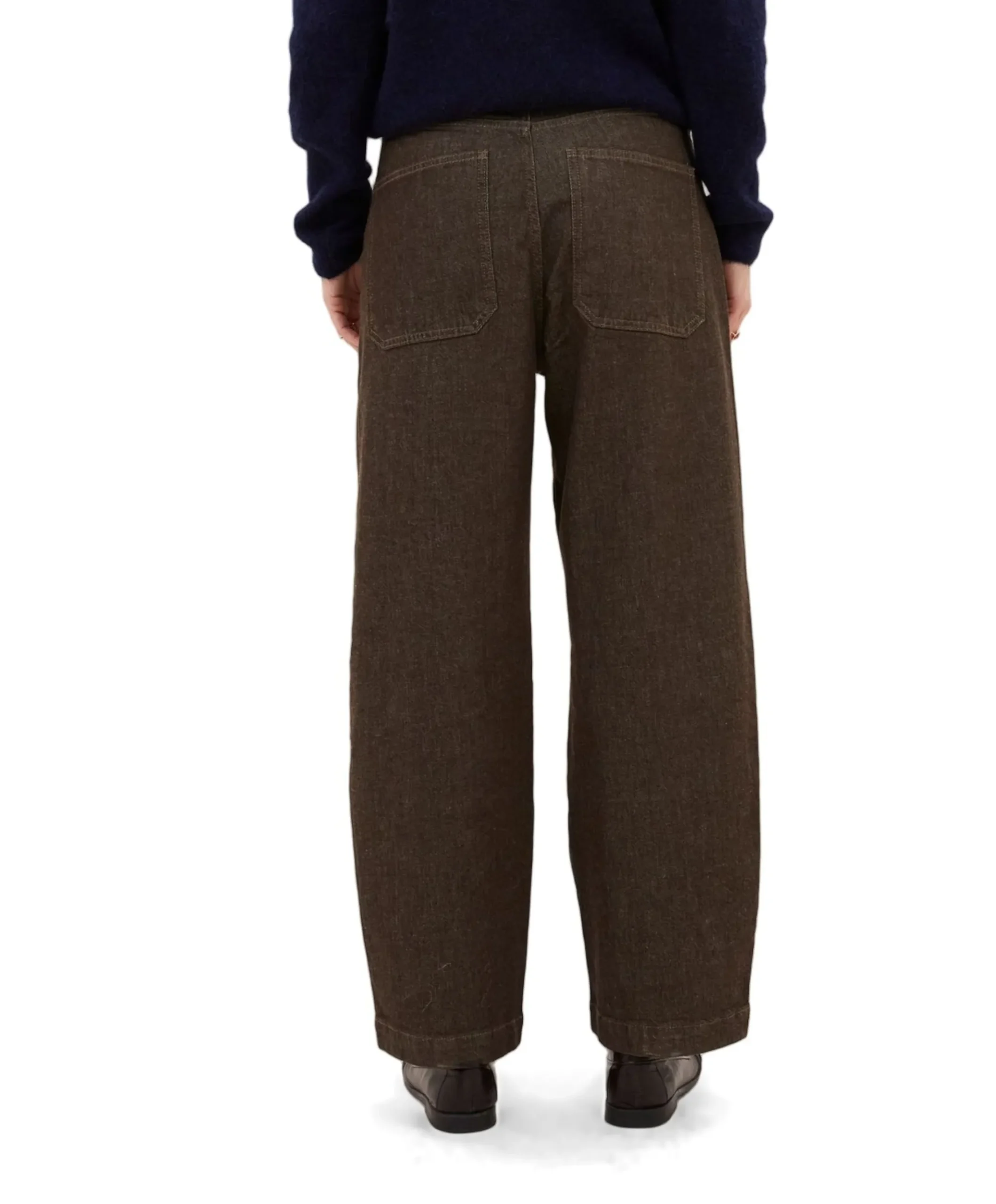 jenna worker dames jeans bruin