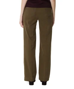 Jenny Wide dames broek groen