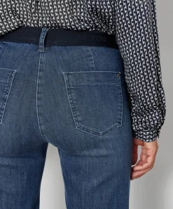 Jenny Wide dames jeans blauw