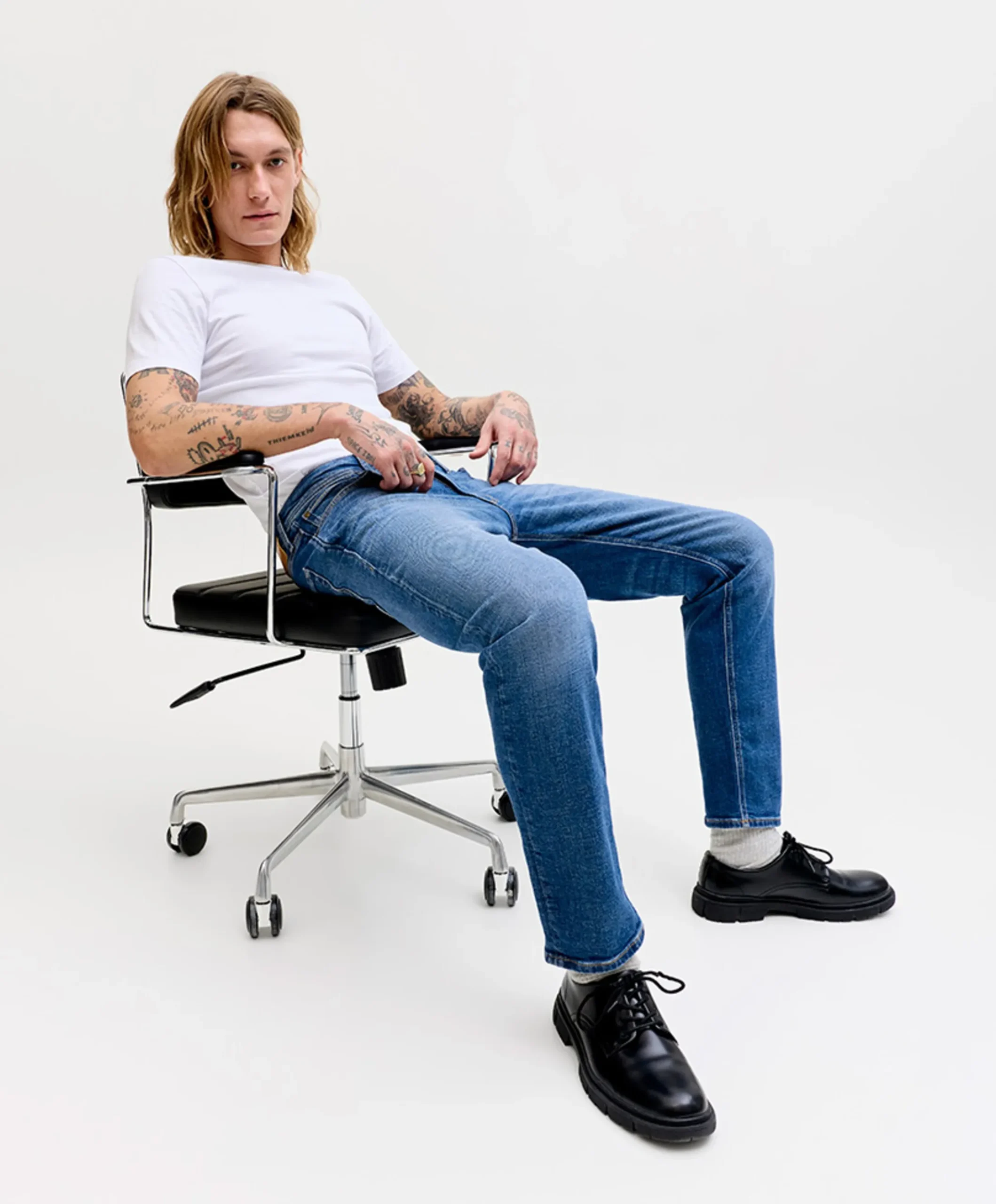 JJICLARK JJORGINAL JOS 478 NOOS heren jeans blauw