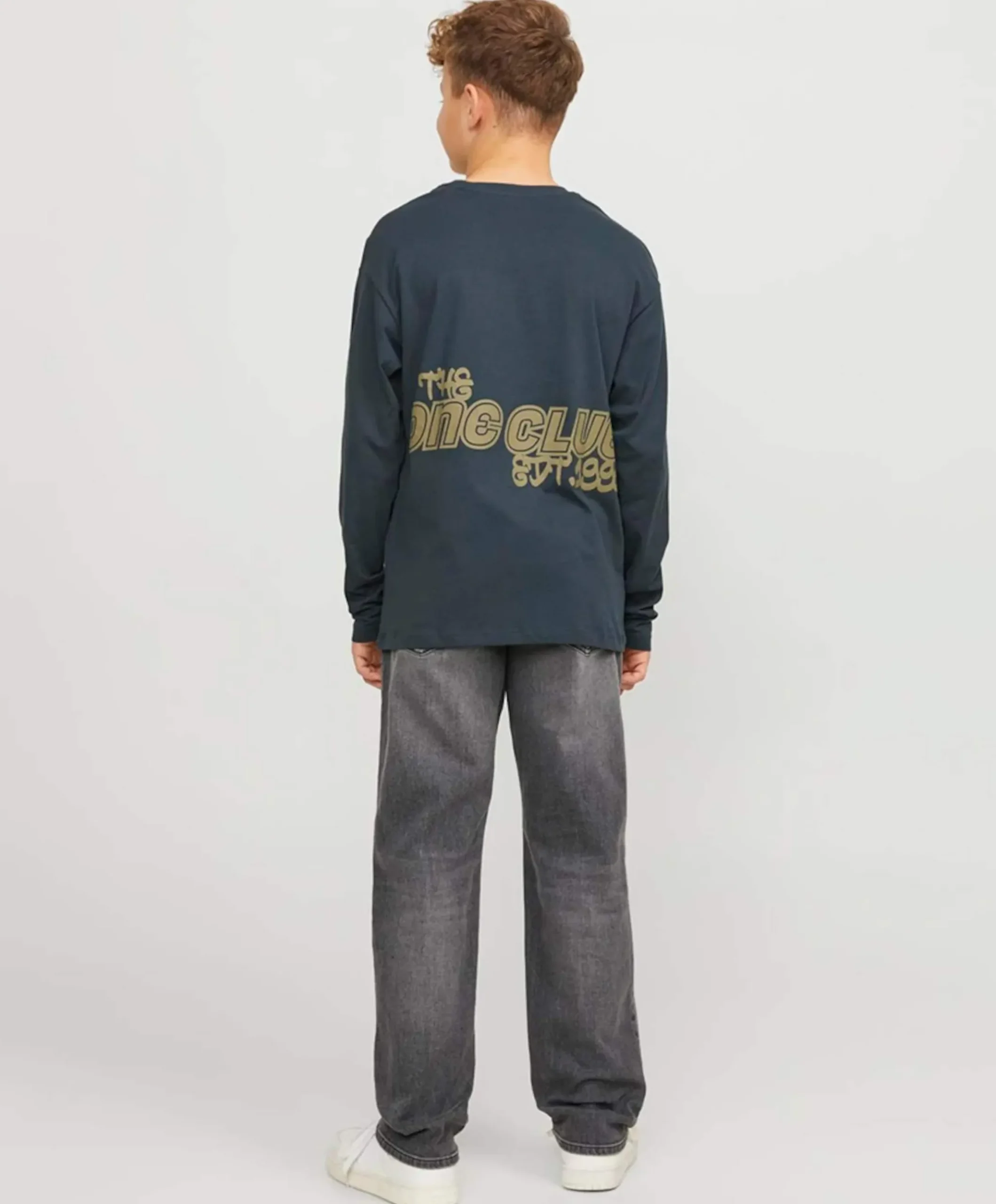 JJICLARK JJORIG SQ 349 SN J jeans grijs