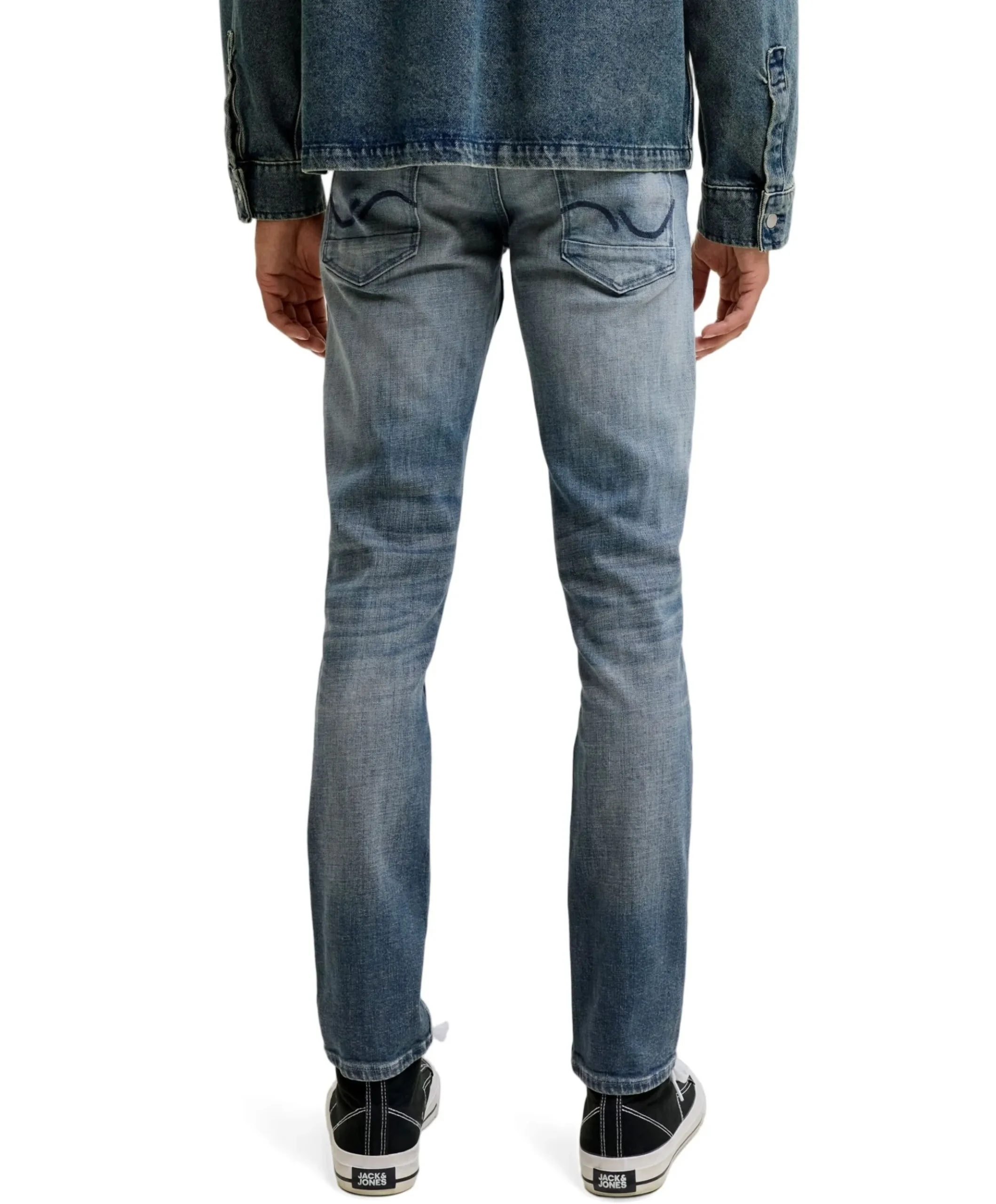 JJIGLENN JJROY JJ 367 SN heren jeans blauw
