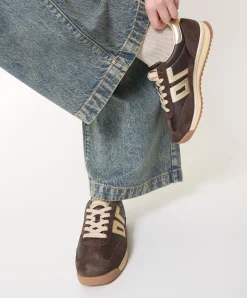 JOGGER dames sneakers bruin
