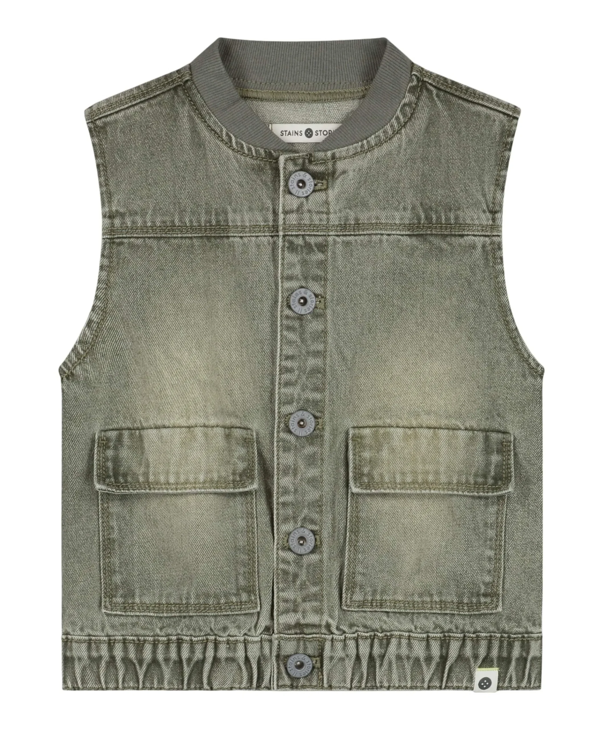 Jongens bodywarmer groen