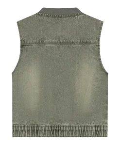 Jongens bodywarmer groen