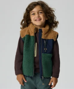 Jongens bodywarmer groen