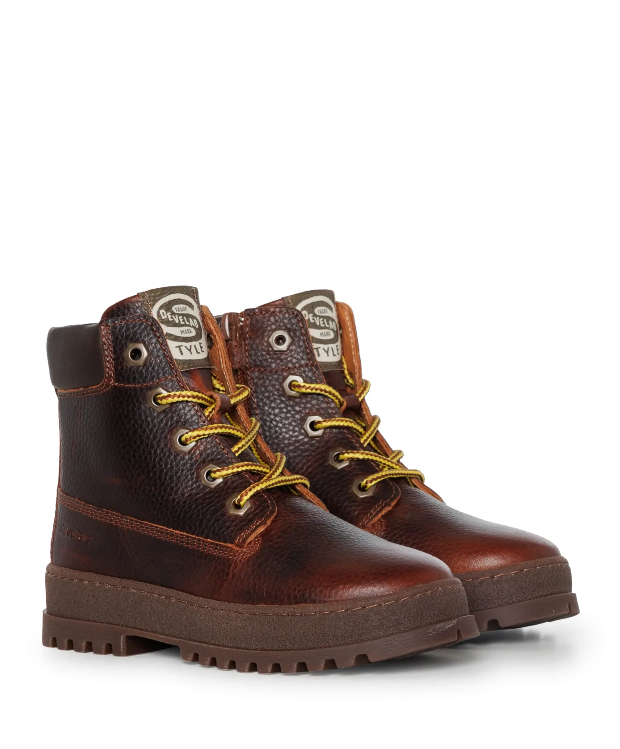 jongens boots bruin