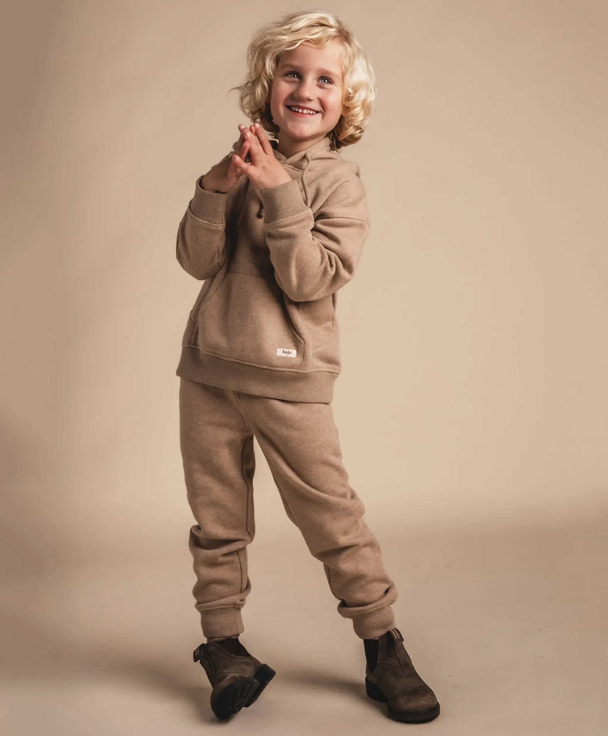 jongens broek beige