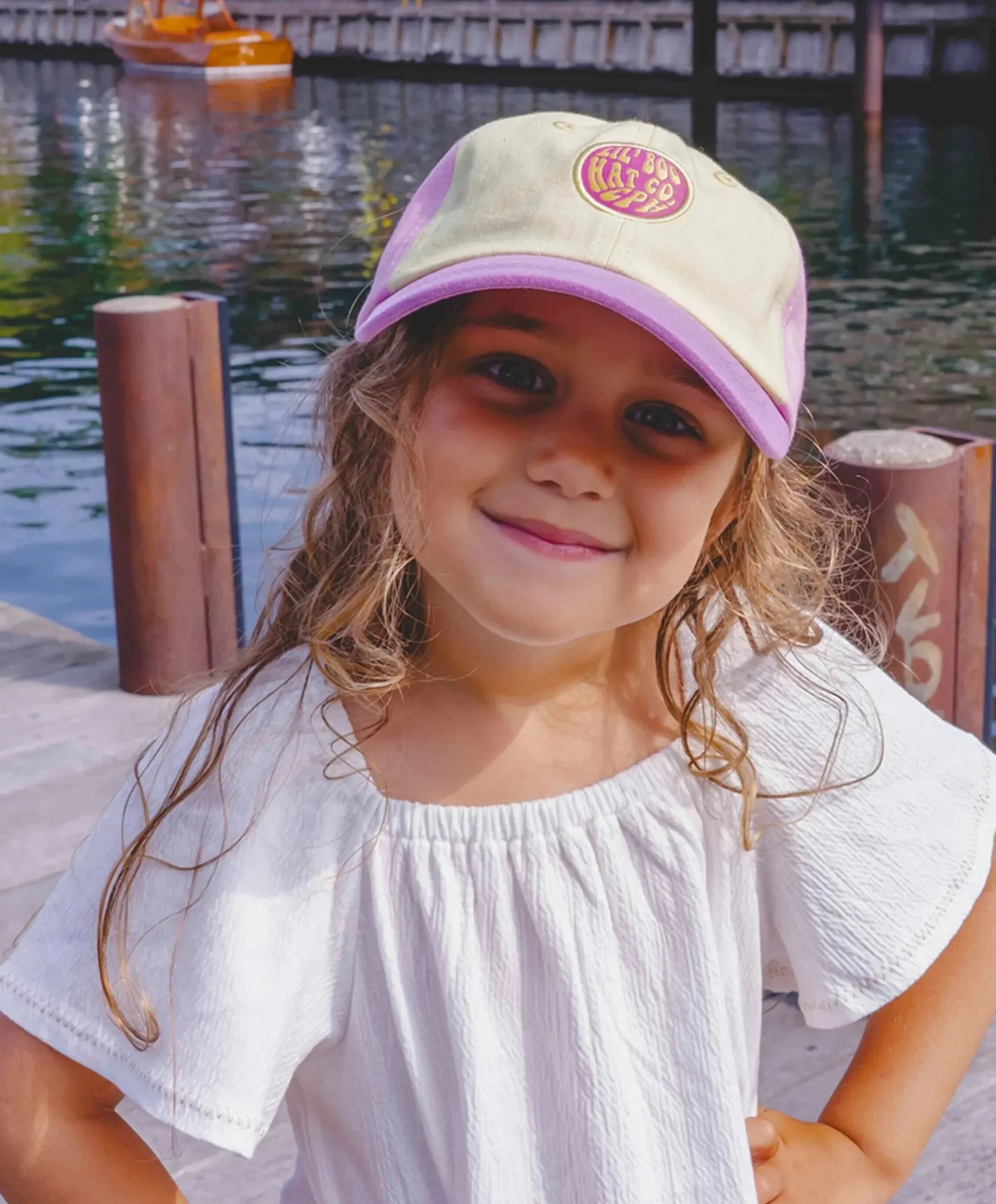 Jongens cap roze