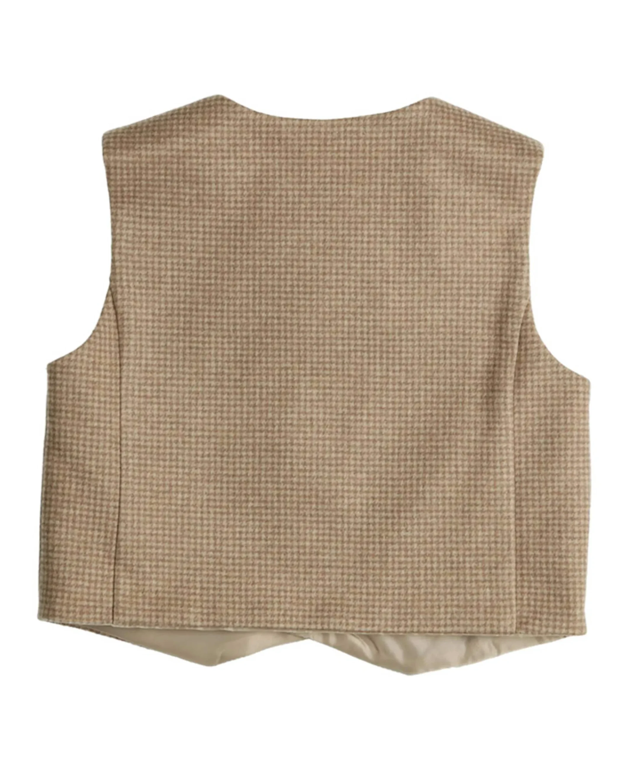 Jongens gilet beige