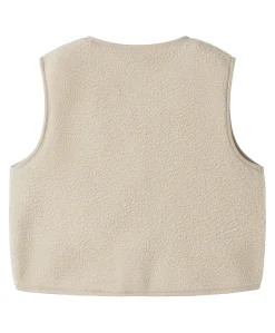 Jongens gilet beige