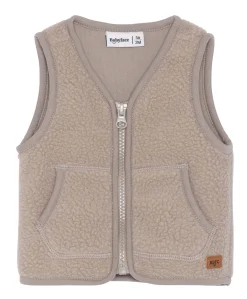 Jongens gilet beige
