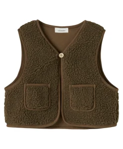 Jongens gilet bruin