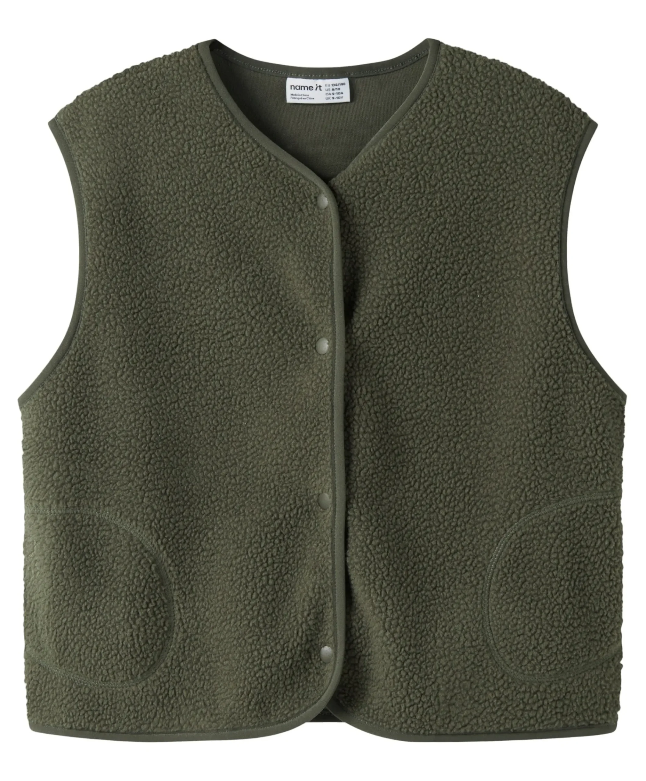 Jongens gilet groen