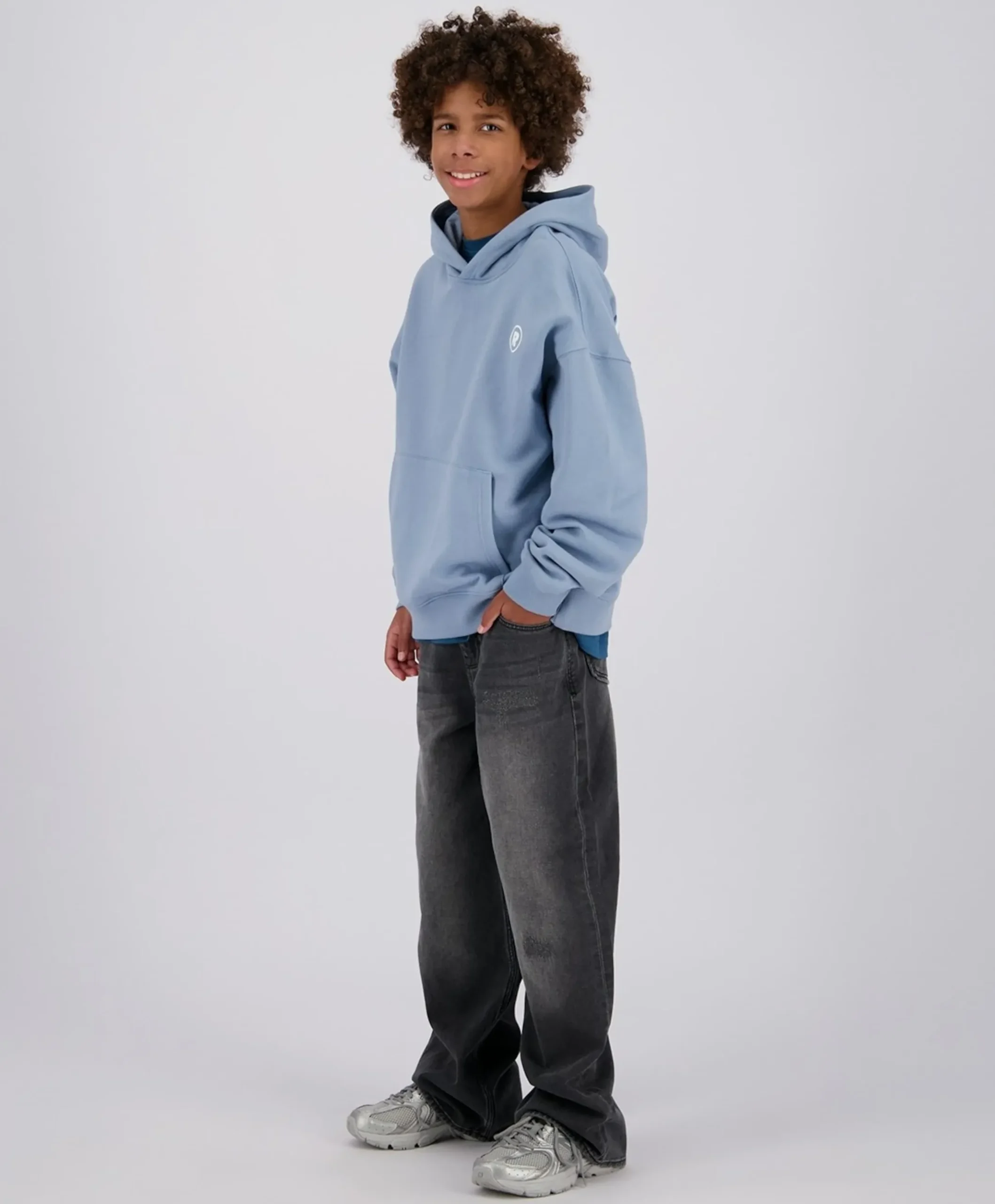 Jongens hoodie blauw