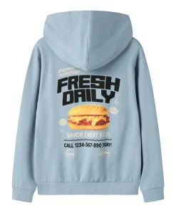 Jongens hoodie blauw