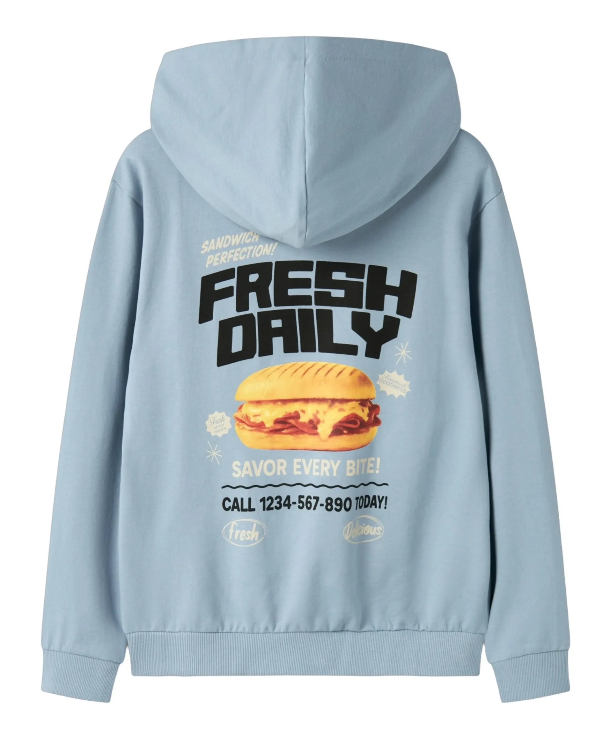 Jongens hoodie blauw