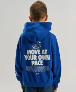 Jongens hoodie blauw