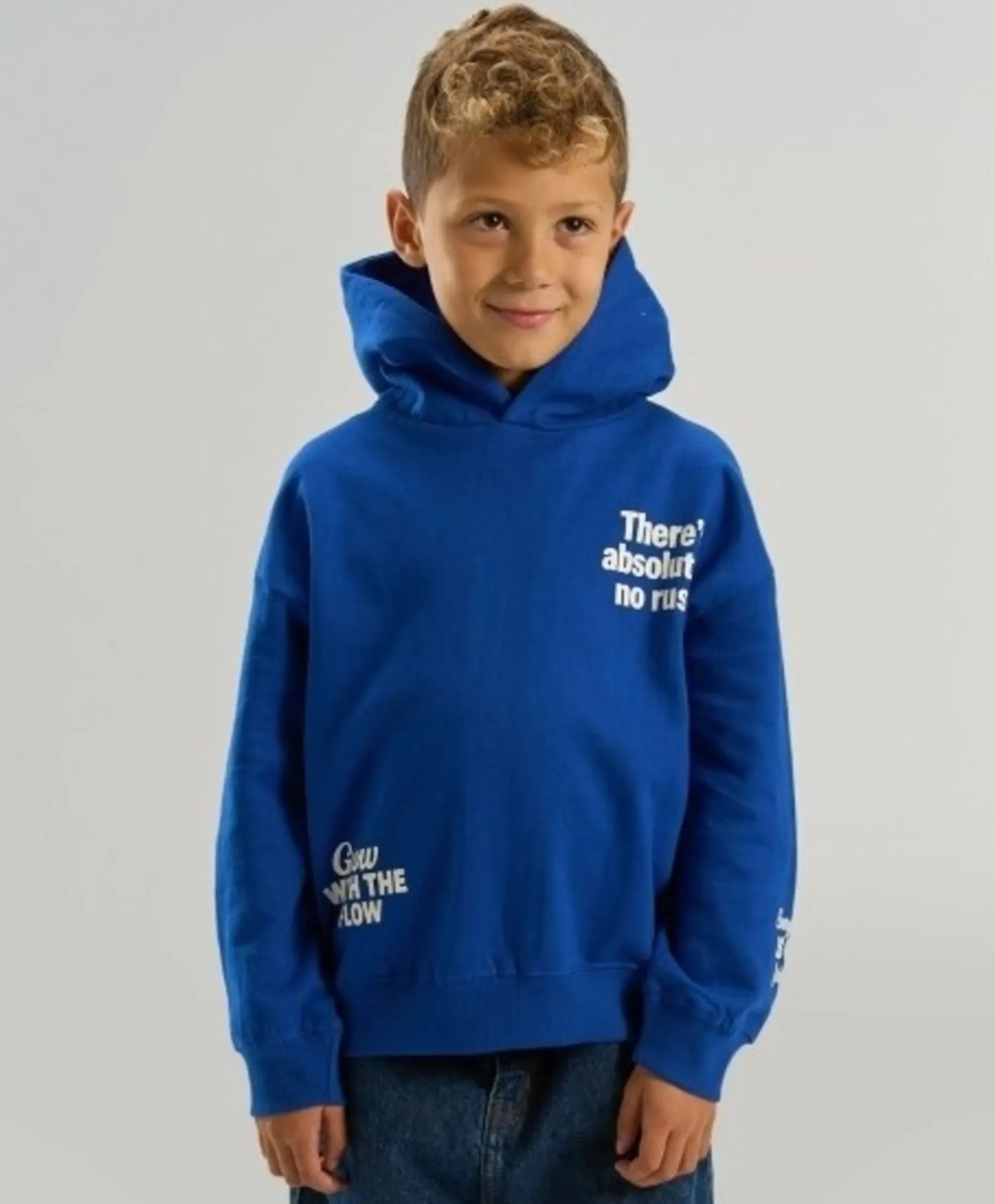 Jongens hoodie blauw
