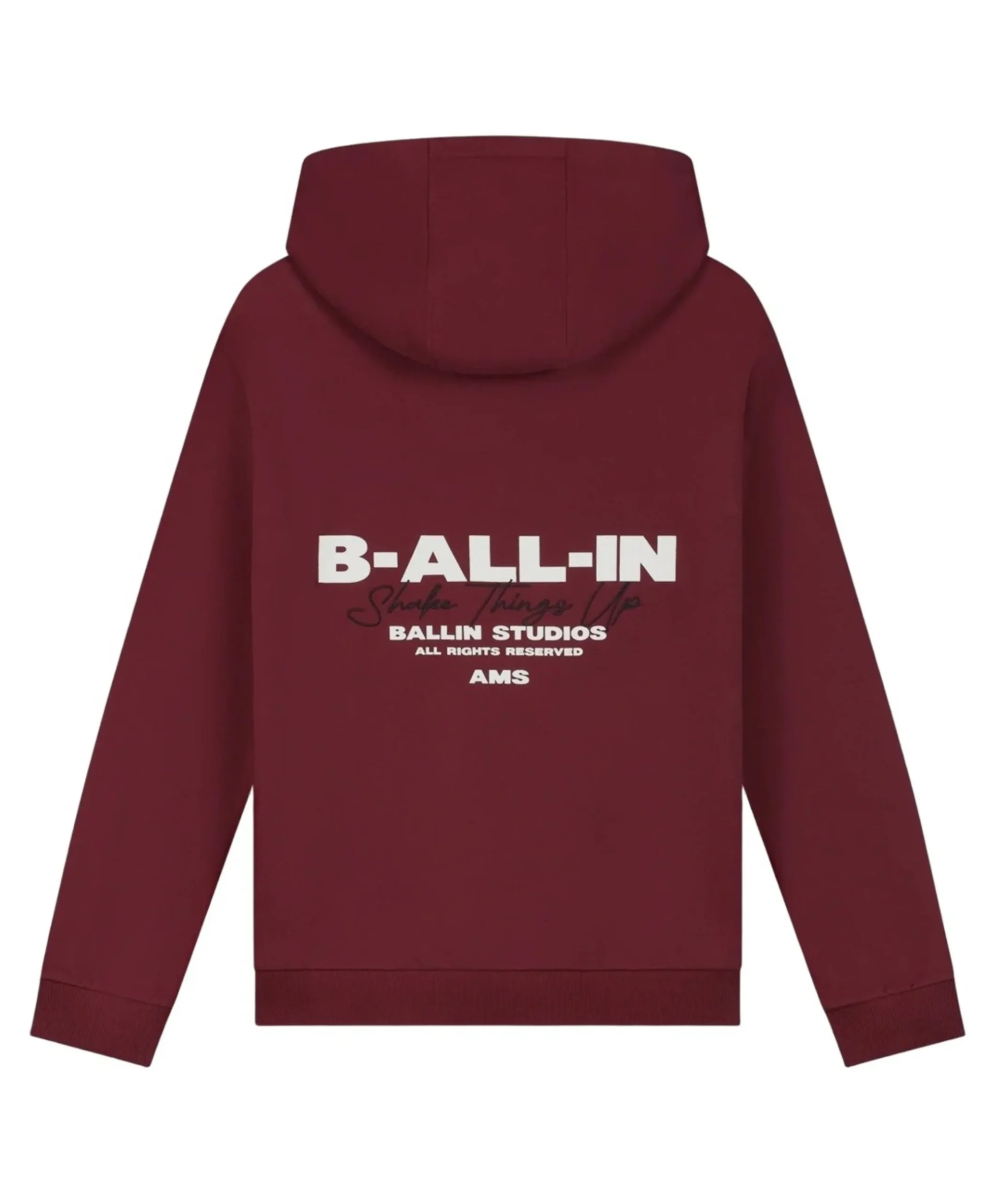 Jongens hoodie bordeaux