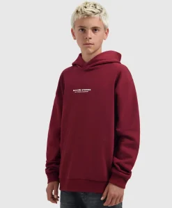 Jongens hoodie bordeaux