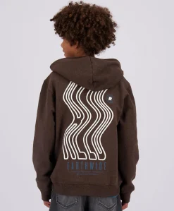 Jongens hoodie bruin