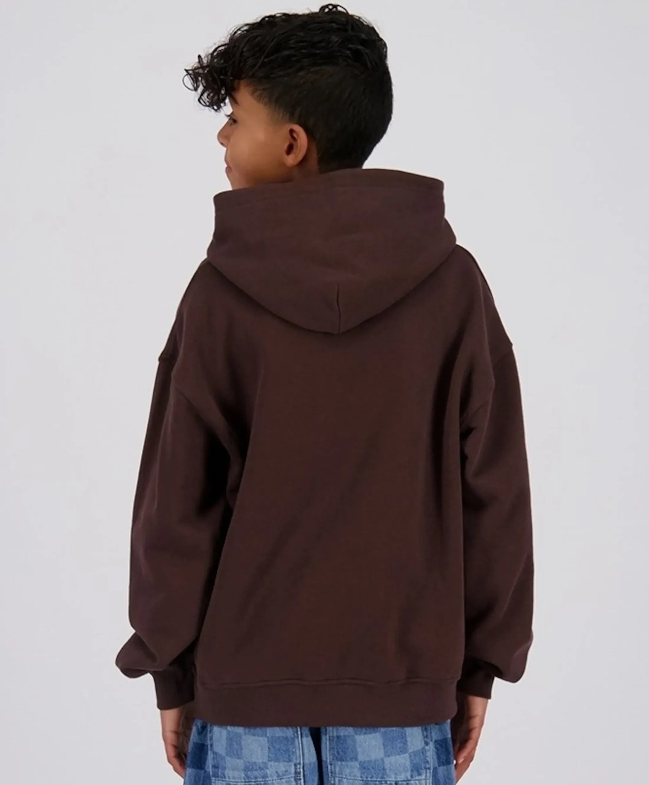 Jongens hoodie bruin