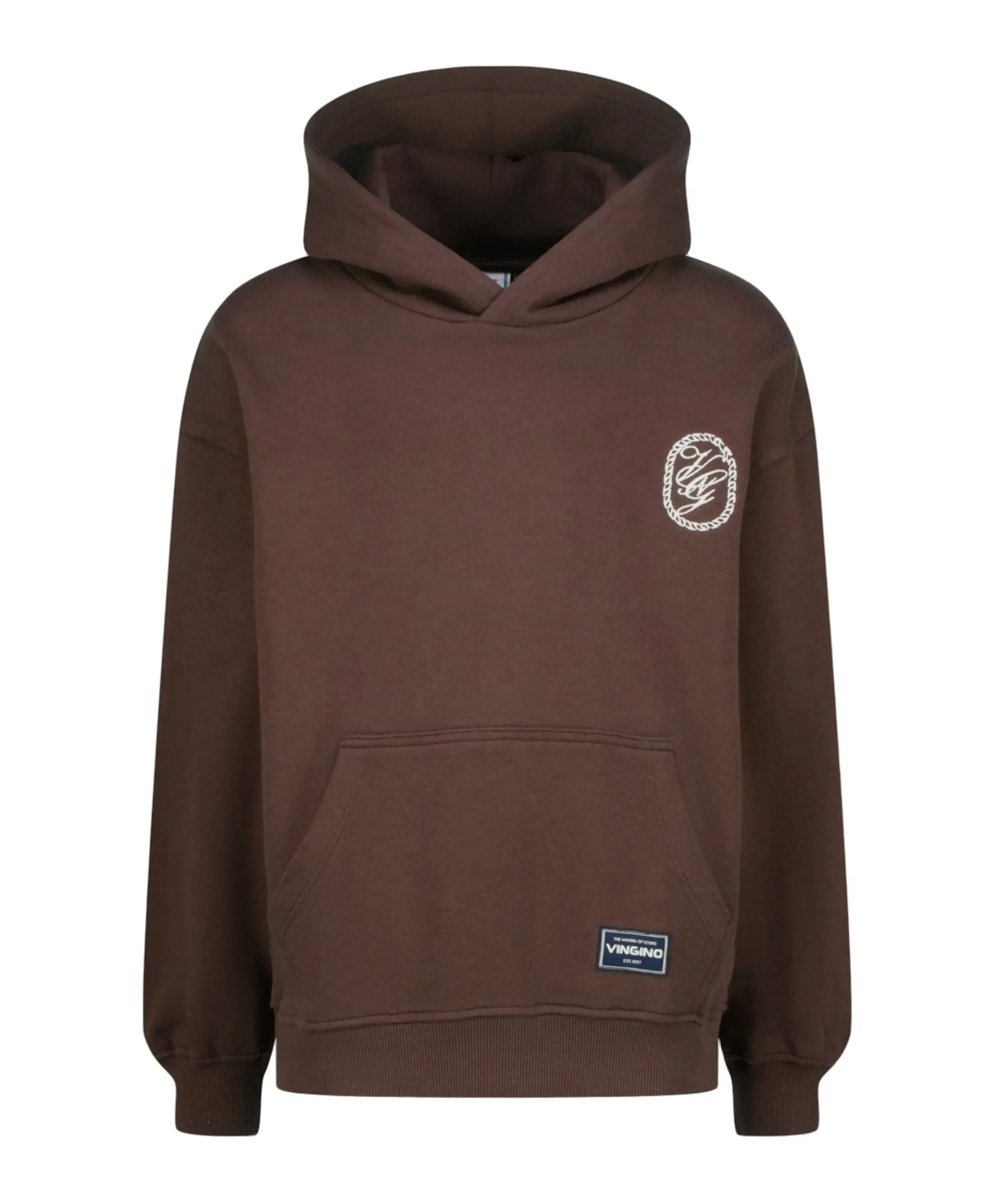 Jongens hoodie bruin