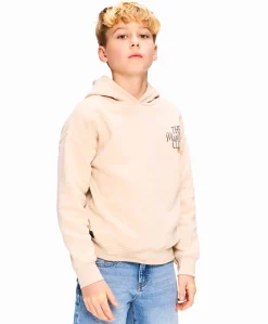 Jongens hoodie ecru