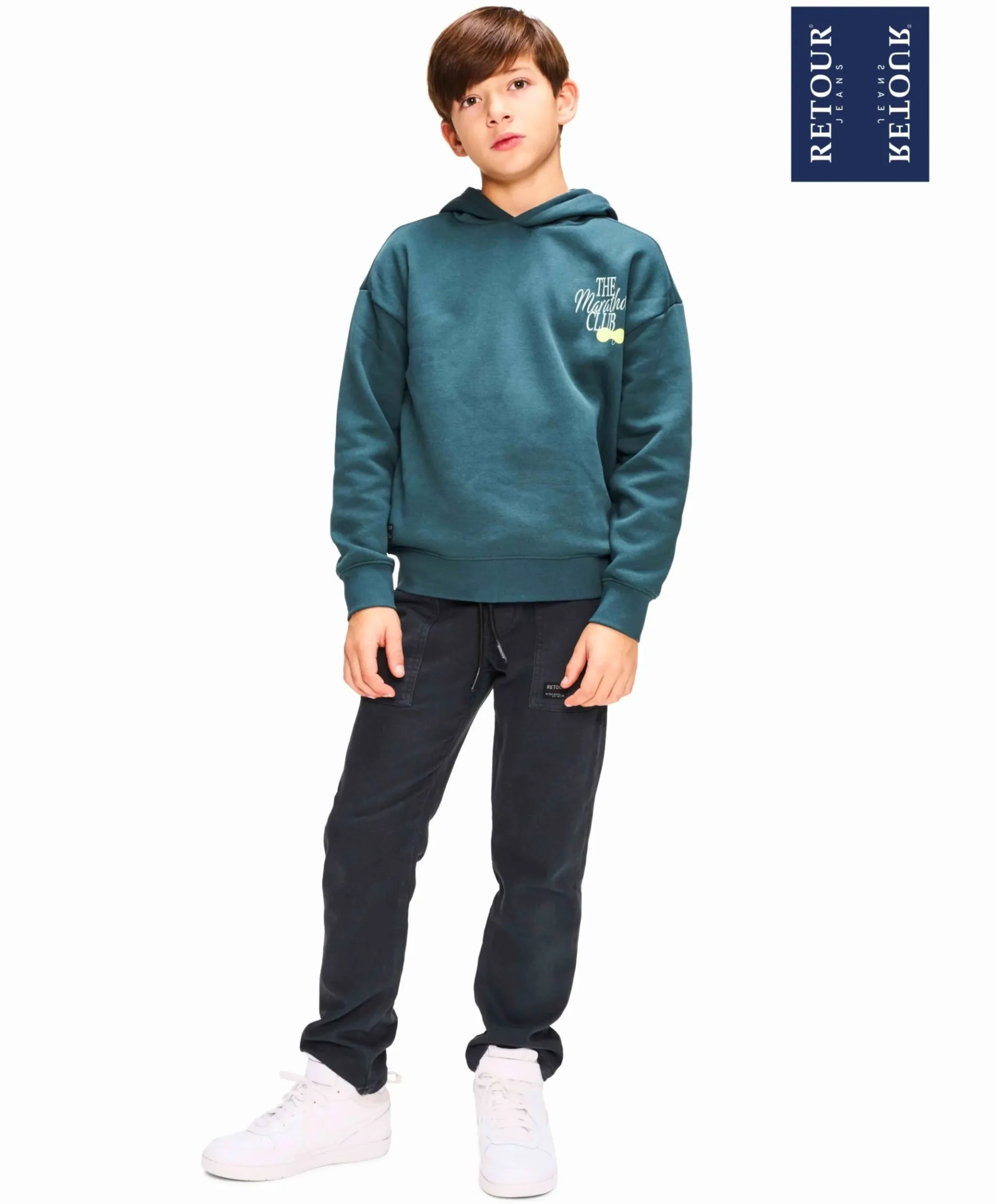 Jongens hoodie groen