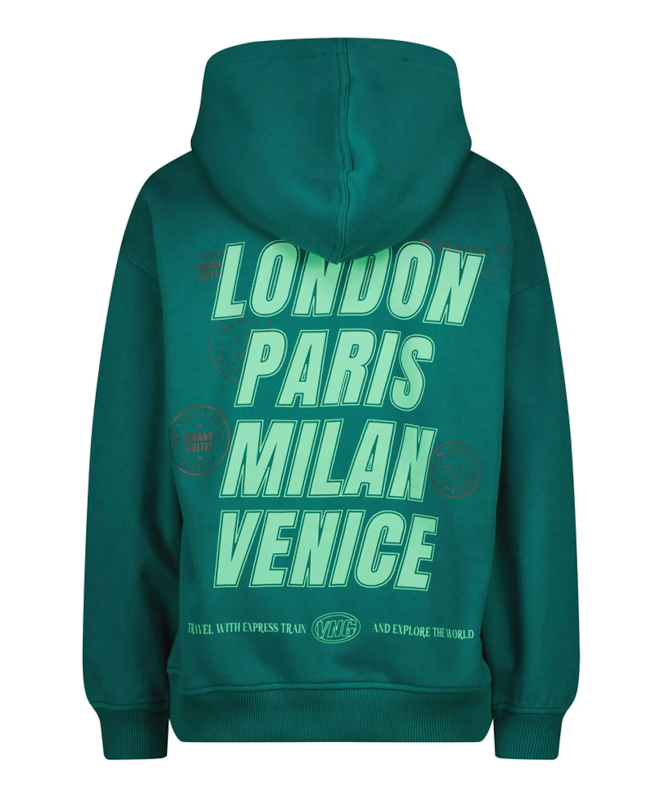 Jongens hoodie groen
