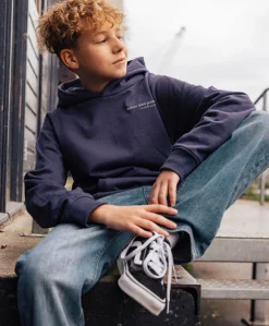 Jongens hoodie paars