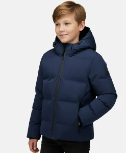 Jongens jas blauw