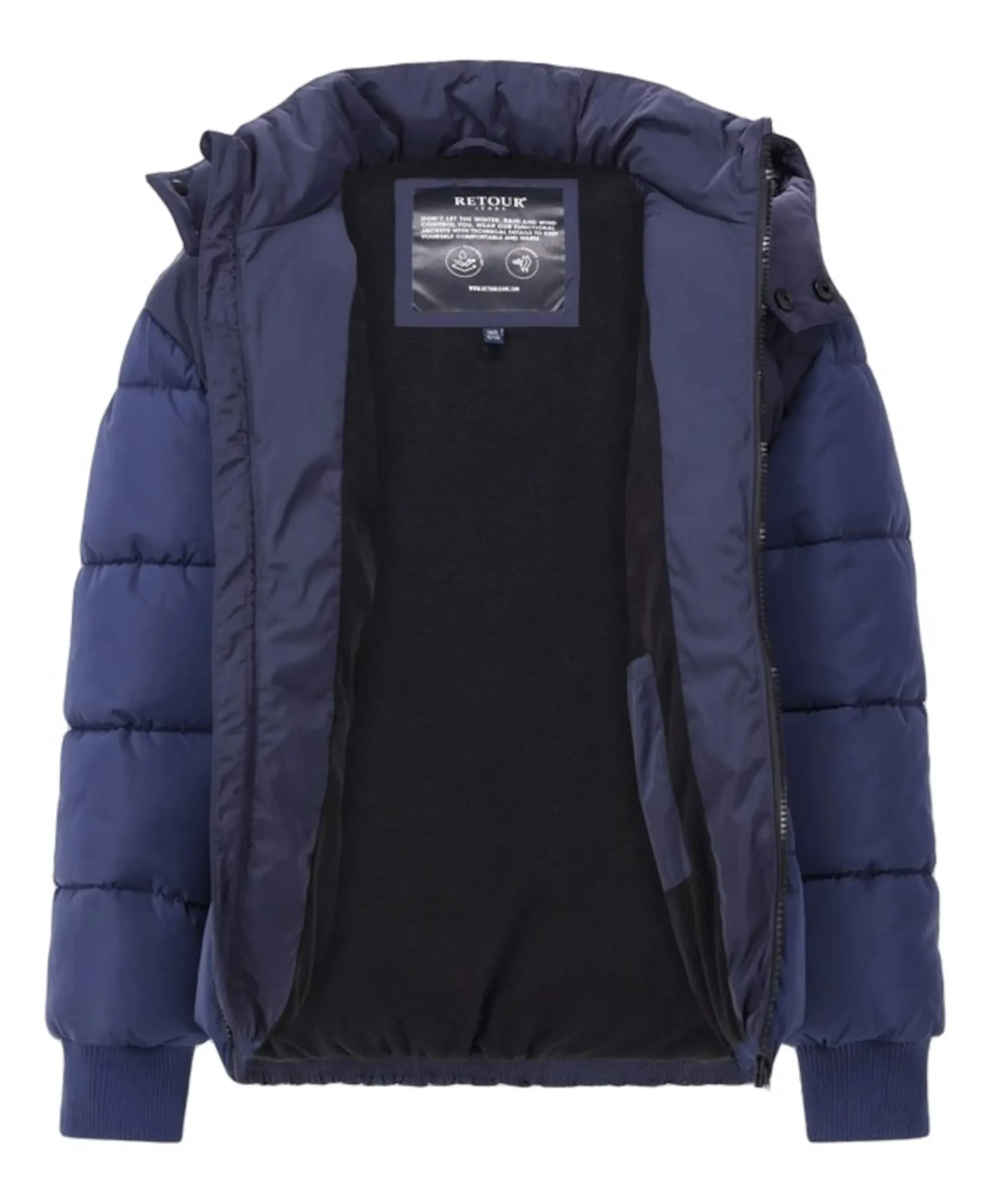 Jongens jas blauw