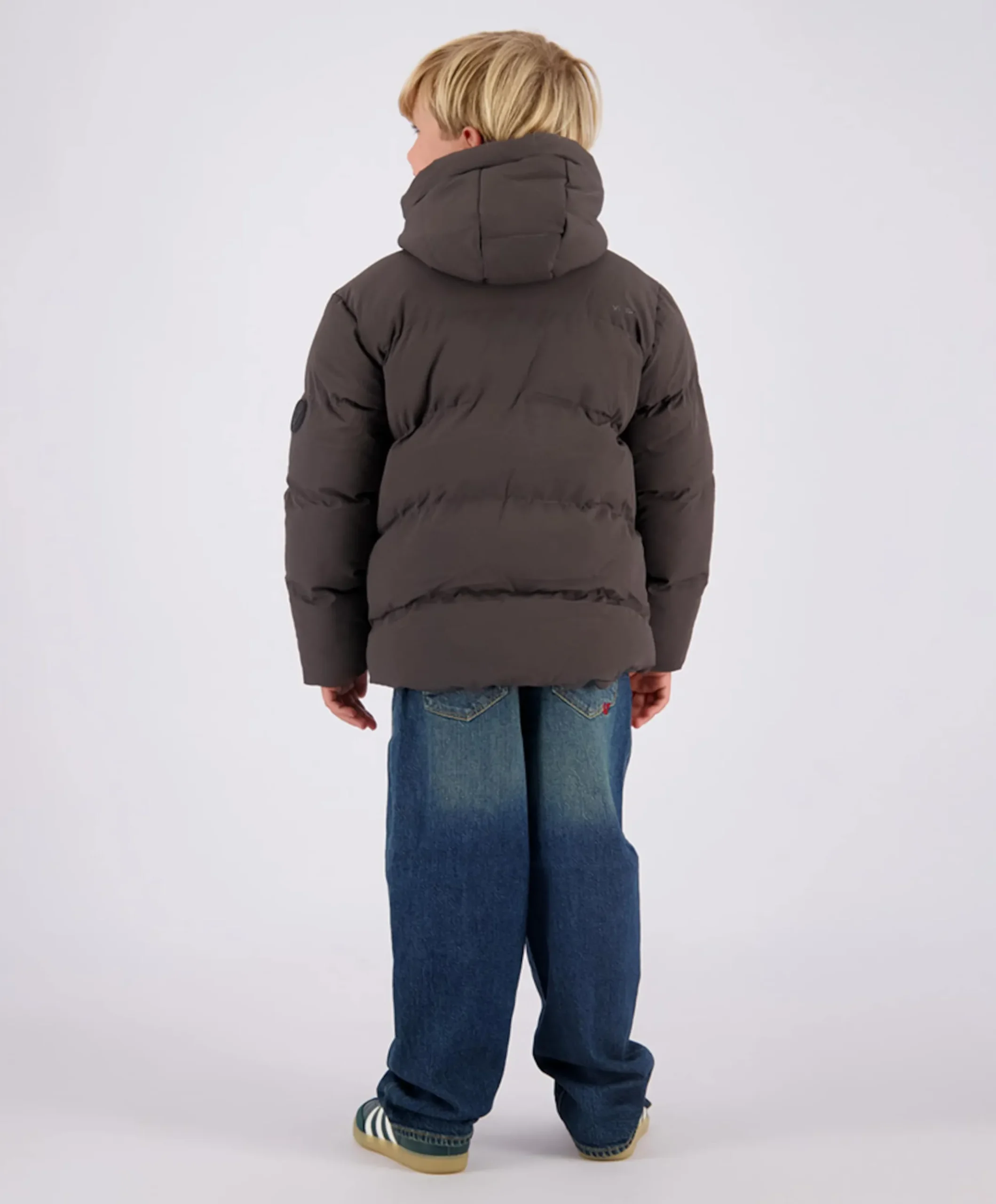 Jongens jas bruin