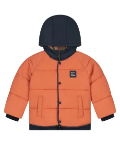 Jongens jas oranje