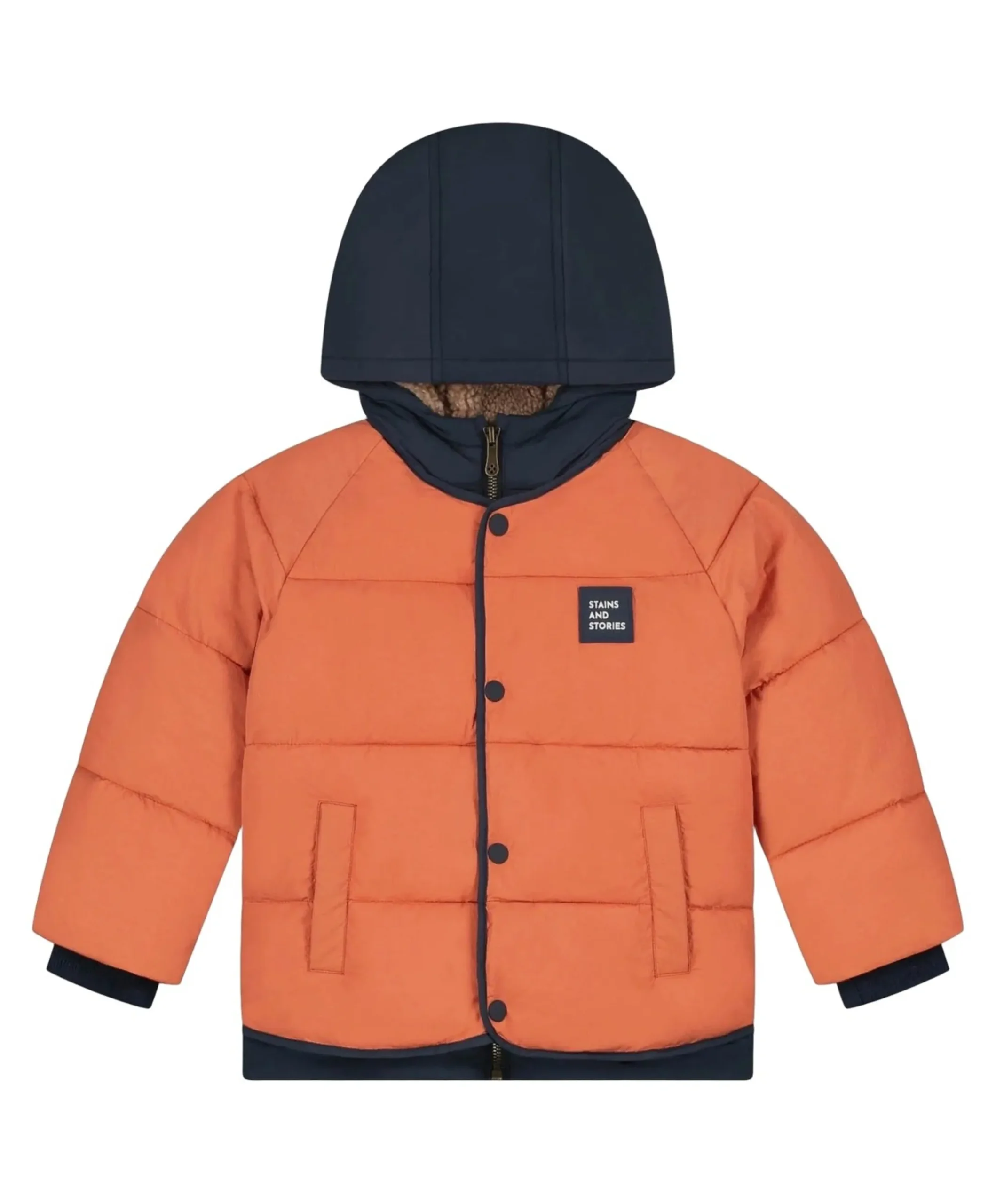 Jongens jas oranje