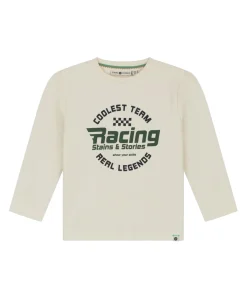 Jongens longsleeve beige
