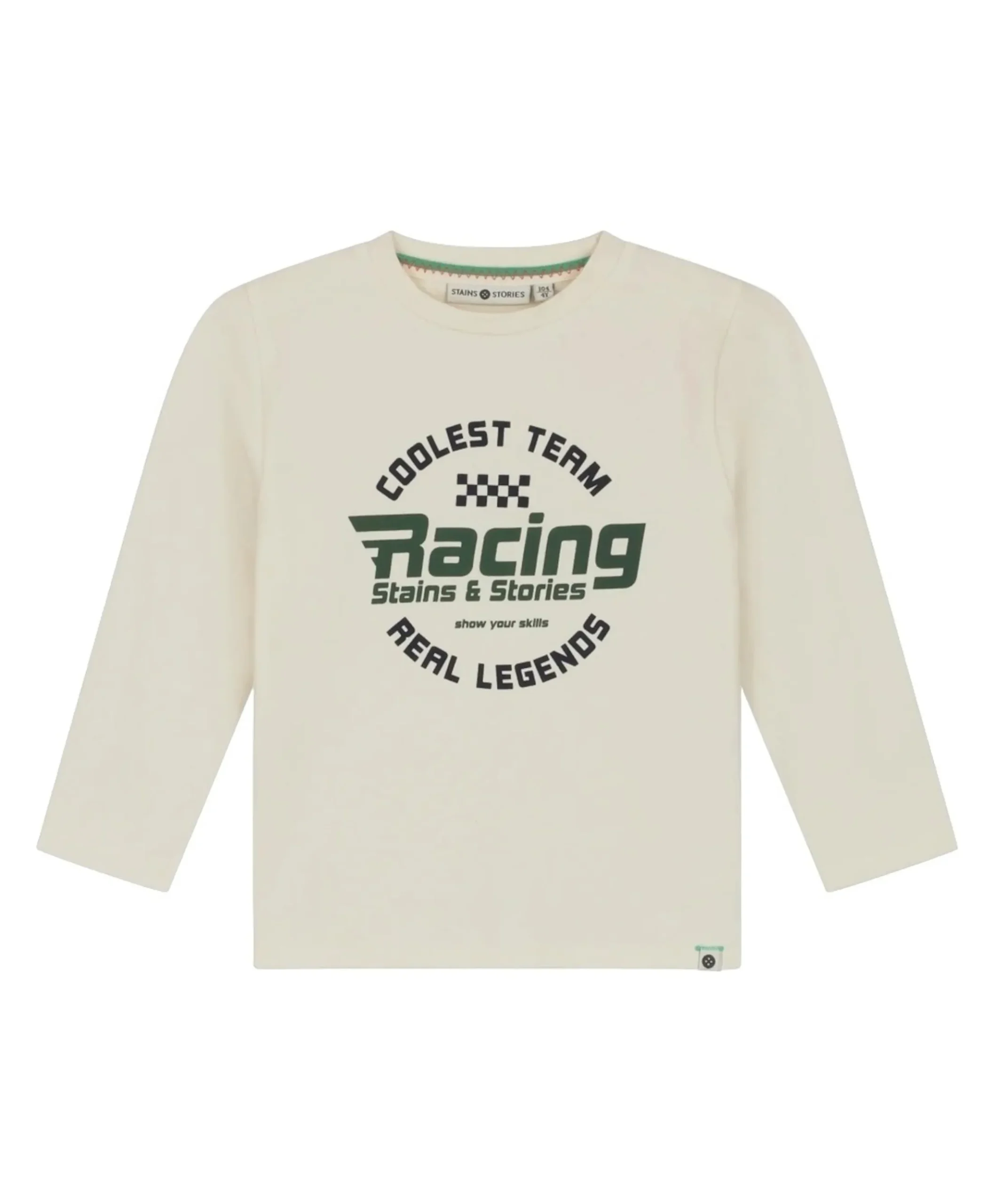 Jongens longsleeve beige