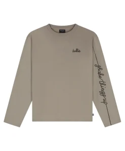 Jongens longsleeve beige